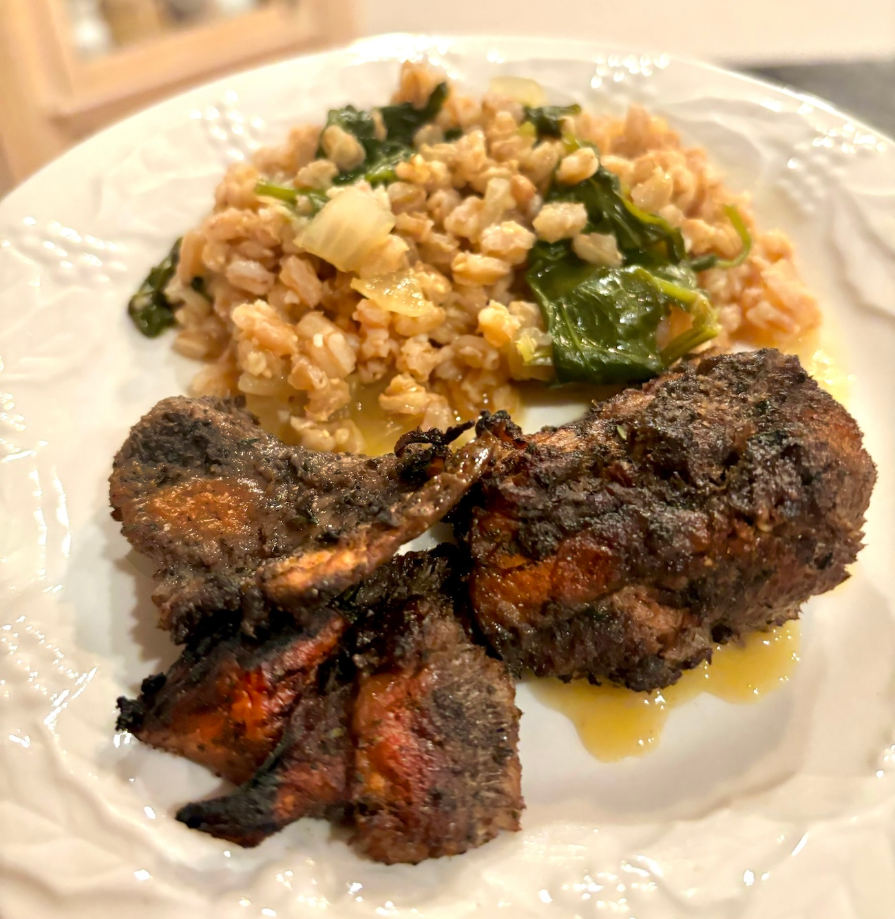 Grilled Lion's Mane Steak